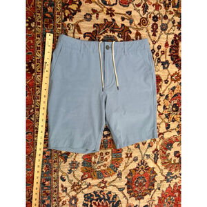 Faherty All Day Shorts Light Blue Stretch Hybrid Chino Swim Style – Size 30